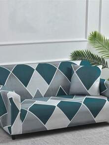 1pc Printed Elastic One-Piece Sofa Cover, Minimalist Style, Pet-Friendly Non-Slip Stain-Resistant Scratch-Resistant, Suitable For All Seasons, Machine Washable, Fits Living Room, Bedroom, Study, Suitable For 1/2/3/4 Seater Sofa - Multicolor - View 6