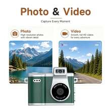 Mini Retro Keychain Camera,1080P HD Digital Camera With Photo & Video Function,Portable Vintage Pocket Camera With Key Ring Design,Compact Travel Camera For Daily Recording,Creative Birthday Gift For Teens Adults - X8 Mini Camera - View 6