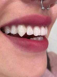 THATBOY 2pcs/Set Vampire Fangs Wolf Teeth Cosplay Prop Decoration Halloween Party Costume Accessory - Multicolor - View 5