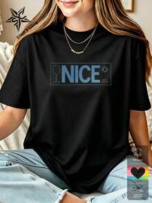 Women T-Shirts - 黑色 - 查看 1