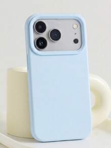 溝槽按鈕高品質液態矽膠手機殼，適用於 iPhone 18 Pro Max 17 AIR 16 15 14 13 12 11 Pro Max，柔軟蠟感橡皮擦觸感，親膚舒適 - 藍色 - 查看 5