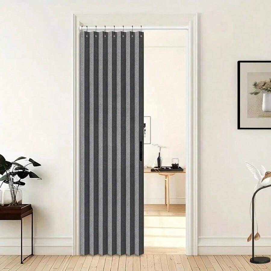 Door Curtains - Grey - View 1