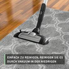 EDIMENS Long Hallway Runner Rug 80x300, High Pile Bathroom Rug Non-Slip, Fluffy Washable Kitchen Rug Bath Mat, Rugs For Bedroom Bed Runner Hallway Living Room - 淺灰色燈籠紋 - 查看 9