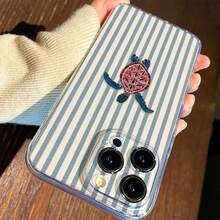 High Transparency Full Screen White Starry Sky Turtle Painted Anti-Fall Transparent Phone Case, Compatible With Iphone Series/ Series, Compatible With Xiaomi/ - Multicolor - View 5