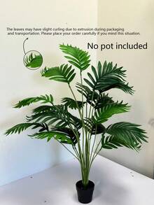Large Artificial Green Coconut Tree, Suitable For Spring, Modern Wedding Yard Decoration, Evergreen Potted Plant, Large Leaf Landscape Tree, Suitable For Home And Office, Nordic Style Artificial Tree, Suitable For Various Festivals And Indoor Decor - Multicolor - View 4
