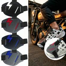 Motorcycle Shift Pad Rubber Boot Protector, Adjustable Anti-Slip Motorcycle Shifter Shield, Motorbike Shoe Cover Anti-Wear Shoe Protection Gear - Multicolor - View 1