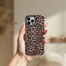 Leopard Print Phone Case, Classic Animal Pattern Phone Cover, Suitable For IPhone17 16 15 14 13 12 11 Pro Max,  S25 S24 S23 Ultra - 白色 - 查看 6