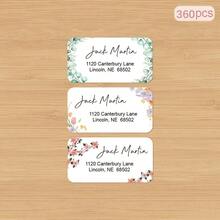 Personalized Floral Theme Address Labels - Customizable Return Address Stickers, Suitable For Letters, Cards And Gift Packages - Perfect For Home Office, Celebrations And Daily Mail - Waterproof And Easy To Apply Customized Labels - Elegant Floral Design Adds A Stylish Touch To Your Mail - Ideal For Weddings, Parties And Special Occasions - High Quality And Durable Address Labels, Meet All Your Mailing Needs, Holiday Calendar - Style D - View 19