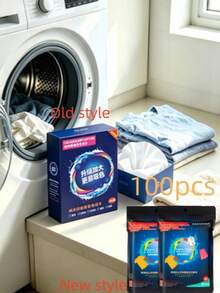 1pc/90pcs Nano Ultra-Concentrated Laundry Detergent Sheets, Deep Cleaning, Anti-Color Bleeding, Stain Removal, Color Absorbing - A - View 7