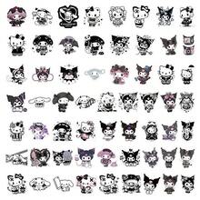 SANRIO 60張 Kuromi 貼紙－可愛卡通女孩風格配件，適合 DIY 剪貼簿、手機殼、筆記本和水壺 - 60PCS - 查看 13