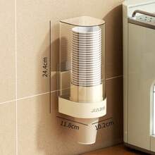 1pc Paper Cup Holder, Home Coffee Cup Storage Rack, Water Dispenser Base, Room Decor, Kitchen Storage, Suitable For Home, Office, Hospital, Gym, School, Halloween, Christmas Gift - A - View 5