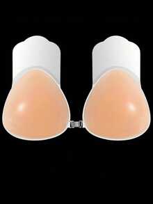 Sujetador adhesivo de silicona con efecto push up para mujer, copas de sujetador invisibles sin tirantes para vestidos sin espalda, fiestas & atuendos diarios - Multicolor - Ver 8