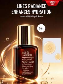 Estée Lauder 雅诗兰黛特润修护肌透精华露 | 强效抗衰老精华 | 恢复肌肤自然光泽与活力 | 淡化细纹与皱纹 | 夜间补水修护 | 改善肤质与净透度 | 适合所有肤质 | 多效配方，带来显著效果 | 焕活强韧肌肤，重现年轻光彩 - 7ml (Miniature) - 查看 1