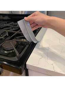 1pc Silicone Sealing Strip, Kitchen Stove Countertop Sealing Gasket, Oil & Dust Proof Silicone Sealing Filler - A - View 8