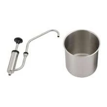 Sauce Dispenser, Stainless Steel Sauce Dispenser Pump, 3-Head Soy Sauce Dispenser - Silver - View 6