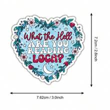 3英吋 Are You Reading Loca 貼紙 吸血鬼狼人奇幻讀者書迷幽默禮物，適用於 Kindle、計畫本、電子閱讀器、筆電貼紙裝飾，適合學生、教師、書迷與創意人士 - A - 查看 9