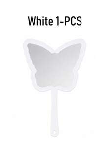 1-Pc Butterfly Shaped Compact Mirror, Handheld Butterfly Design Makeup Mirror, High Definition Portable Mirror, Makeup Tools Accessories, Suitable For Bedroom, Vanity, Costume Party, Halloween, Christmas, Travel Essentials, Photo Props, Back To School Must-Haves, Cheap Things - Multicolor - View 10