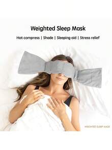1件新款重力睡眠眼罩，遮光護眼放鬆消腫睡眠面罩，辦公室護眼時尚助眠面罩 - 彩色 - 查看 1