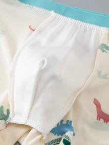 4pcs/Pack Boys Comfortable Soft Cartoon Print Boxer Briefs - Multicolor - View 9