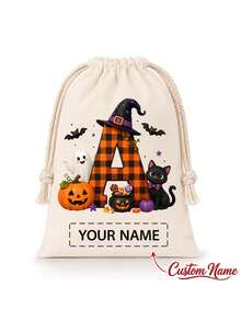 Halloween Candy Bags Are The Perfect Gift For Halloween Activities. Personalized "Trick Or Treat" Bags Are Excellent Halloween Party Gifts. - Multicolor - View 5