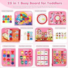 Kids Magnetic & Felt Playboards - Blue - View 3