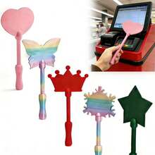 1pc Crown-Shaped Non-Contact Payment Sensor Stick, Aesthetic RFID Anti-Theft Credit Card Sleeve Extender, Portable Drive-Thru/Toll Booth Card Retriever, Cute Car Accessory - Multicolor - View 11
