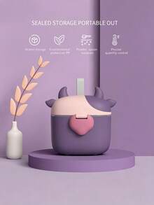 Dispenser Susu Bubuk Desain Bayi Sapi - Purple - View 10