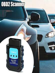 Wireless 5.2 OBD2 Scanner Car Diagnostic Tool, Features Real-Time Data Stream, Read/Clear Fault Codes, Free Updates, Compatible With IOS/Android Apps, Suitable For Vehicles Compliant With OBD2 Standards (1996 And Later), Provides Complete System Scan, Accurate Fault Detection, Real-Time Data And Advanced Functions To Ensure Your Vehicle Runs Smoothly, User-Friendly Interface, Essential For Your Car - Blue - View 7