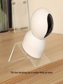 1pc/2pcs/4pcs Transparent Acrylic Desktop/Wall Mount Camera Bracket, With 1/4" Screw Interface, 35° Tilt, Suitable For Home Monitoring, Mini Camera And Fill Light, Indoor/Outdoor Security - Multi-color - View 2