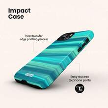 VESPOP Casing Ponsel Bergaris Blok Warna Gaya Retro INS, Pelindung Anti Jatuh Full Cover - Untuk iPhone 18/17/16/15/14/13/12/11 Pro Max/Pro Plus/12 Mini/13 Mini, Kompatibel dengan Galaxy S26 S25 S24 S23 S22 S21 Plus Ultra, Kompatibel dengan Pixel 8 9 10 PRO - Warna Campuran 1 - View 2