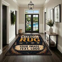 Custom Photo & Text Rug, Personalized Logo Mat, Made To Order Rugs & Carpets,Customized Rugs & Mats - Multicolor - View 12