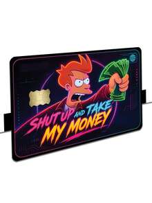 1/4pcs Less Talk, Take My Money Credit Card Skin Sticker, Waterproof, Anti-Fingerprint, Anti-Scratch, Suitable For Party, Birthday Gift. PVC Material, Anti-Fingerprint, Anti-Scratch, Wear-Resistant, Suitable For Men, Women, Couples, Applicable To Small Chip Cards, Credit Cards, Transportation Cards, Student Campus Cards And Personalized Customization. - A - View 7