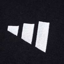 Adidas ESSENTIALS Sportswear Men's Short Sleeve Fashionable Minimalist Versatile Basic Comfortable Crew Neck T-Shirt - Black - View 5