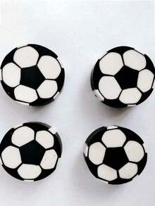 Soccer Ball Shaped Eraser - Perfect For School And Office Use, Soccer Ball Shaped Eraser, Ideal Back To School Gift - Round - View 3