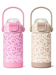 Pink & Beige Leopard Print