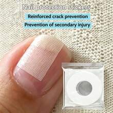1/2 Pcs Nail Protection Stickers, Breathable Wound Protection Stickers, Nail Care Tools - clear - View 1