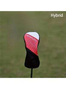 1pc Golf Club Headcover, PU Material With Soft Lining, Suitable For Driver, Fairway Wood And Hybrid Clubs, Fashionable Wear-Resistant Neutral Golf Accessory, Provides Full Protection For Golf Clubs - Multicolor - View 5