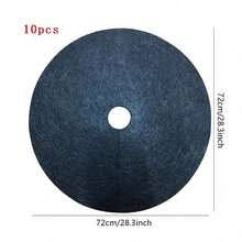 10pcs Non-Woven Fabric Garden Barrier Rings Tree Barrier Plant Cover 15cm-82cm Garden Mat Protection Herb Plant Control - A - View 16