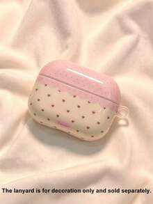 Cute Ins Style Heart Bow Soft Silicone Earphone Protective Case, Compatible With AirPods 3/4 And Pro 2/3, Cute Women's Earphone Cover - Baby Pink - View 7