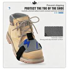 Motorcycle Shift Pad Rubber Boot Protector, Adjustable Anti-Slip Motorcycle Shifter Shield, Motorbike Shoe Cover Anti-Wear Shoe Protection Gear - Multicolor - View 7