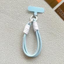 1 pieza Cordón trenzado de un solo color, cadena retorcida, llavero colgante, correa para la muñeca, correa de identificación DIY hecha a mano para cámara, regalo de colgante de teléfono gratis para madre, familia, amigos, cumpleaños, vacaciones - Multicolor - Ver 30