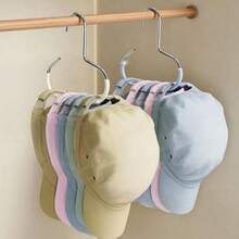 Hat Ring Hanger For Home Wardrobe, Duck Tongue Baseball Cap Hanging Strap, Multi-Functional Bag Hook Display Rack - Random - View 2