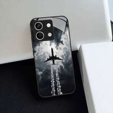 [24h Shipping From DE/FR/ES]Apple 11-17  21-26 Ultra Phone Case - Black And White Drone Top View Artistic Realism Black Tempered Glass Phone Case For Xiaomi 15Ultra/14/14Ultra/14Pro/13/12Pro,  Note 14/Pro/Pro+/13Pro/Pro+/12/Pro/Pro+/S/Turbo/11/Pro/11T Pro/10/10C/12/12C/13/13C/K40 High-End Internet - 1 Piece Of Picture Color - View 2