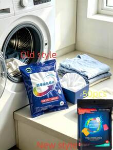 1pc/90pcs Nano Ultra-Concentrated Laundry Detergent Sheets, Deep Cleaning, Anti-Color Bleeding, Stain Removal, Color Absorbing - A - View 8