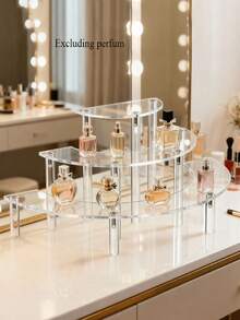 Acrylic Display Stand, Transparent Cosmetic Lipstick Display Rack - Vanity Acrylic Perfume/Lipstick Storage Rack - Luxury Multi-Functional Holder | Transparent Visual Lipstick Display Rack Visual Makeup Storage Rack | Suitable For Home/Office/Vanity Table/Vanity Cabinet Display,Makeup Organizer,Room Decor - View 11