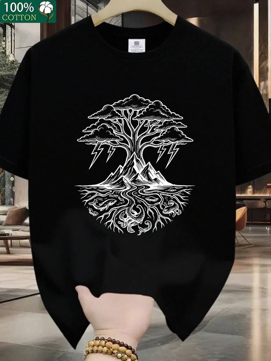 Men T-Shirts - Black - View 1