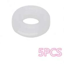 5PCS Silicone Nail Art Pen Anti-Slip Rings, Reusable Grip Rings, Nail Art Tool Accessories, Suitable For Nail Art Painting Brushes, Non-Slip Round Rings - Multicolor - View 8