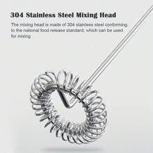 SOKANY Mousseur à lait portable, mousseur à lait électrique à main, moteur haute énergie de 14 000 tr/min, moussage haute vitesse, conception de tige courte de 9 cm, alimenté par 2 piles AA, convient pour le café, le matcha/la sauce, compagnon parfait pour le café à la maison et au bureau - Noir - Voir 9