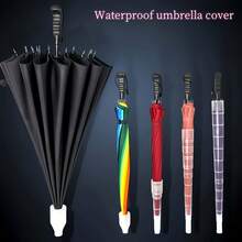 Transparent Plastic Umbrella Covers For Daily Commuting And Business Use, Suitable For Long-Handled Umbrellas, Keeping The Environment Dry And Clean. Made From Durable Materials, They Enhance The Umbrella Storage Experience - Retractable - View 2