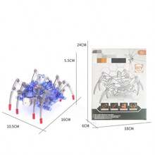 Kit Didáctico Robot Araña De Acrílico Para Armar Araña Claro - Multicolor - Ver 2